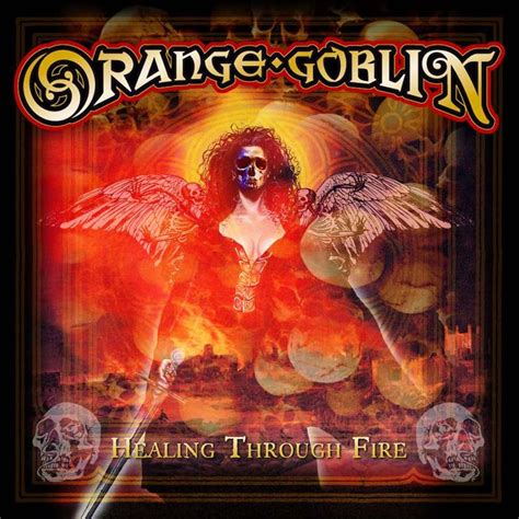 orange goblin healing through fire rock album covers stoner rock goblin