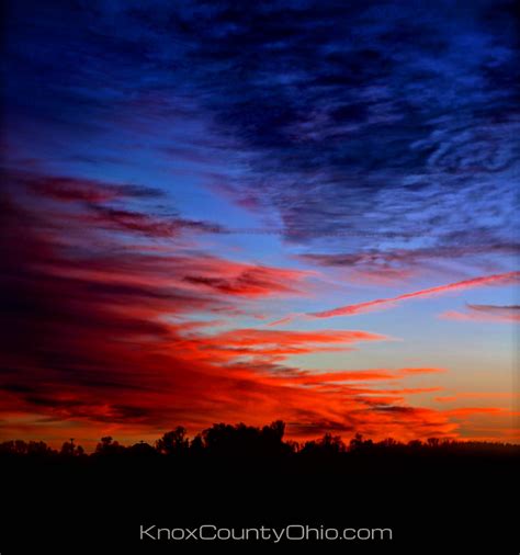 Mount Vernon Ohio Sunset Photo Taken By Knox County Ohio Realtor Sam