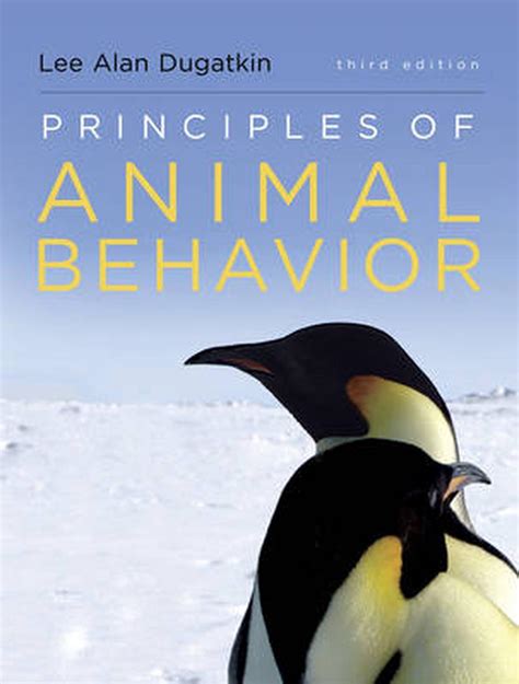 Principles Of Animal Behavior By Lee Alan Dugatkin English Paperback