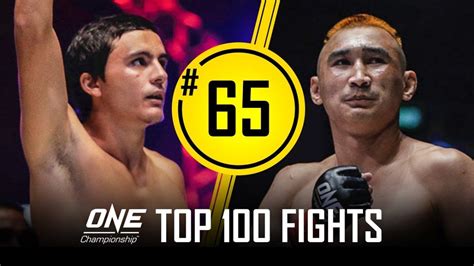 One Championships Top 100 Fights One Championship The Home Of