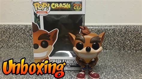 Crash Bandicoot Funko Pop Unboxing And Review Youtube