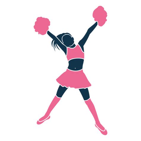 Cheerleader High V Pose Png And Svg Design For T Shirts