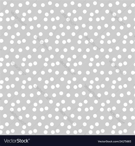 Light Gray Background Scattered Dots Polka Vector Image