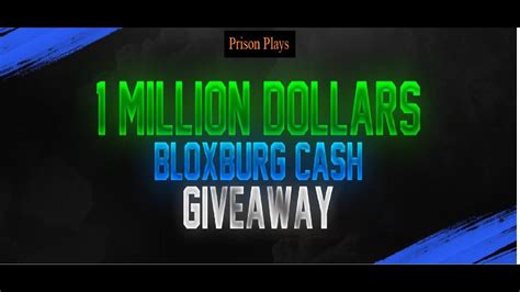 1 Million Bloxburg Cash Giveaway 300 Subscriber Special Youtube