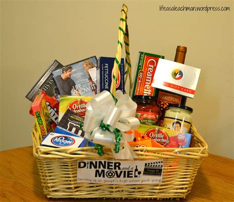 Dinner A Movie Gift Basket Movie Basket Gift Date Night Gift