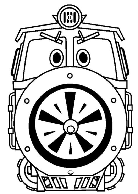 Kolorowanka Robot Trains 17 Zabawy Z Dziećmi