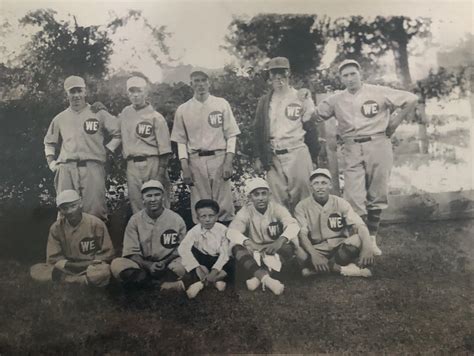 The group includes blanton norton, len martin, sterling weatherford, drew johnson, slate walker, walter watkins, pete. My great grandfather and his semi-pro baseball team. West End, Houston, Texas. Early 1900s. Any ...