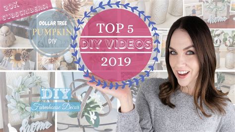 2019 My Top 5 Diy Videos And Projects Youtube