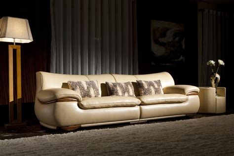 Luxury Leather Sofa 2013 Solid Wood Leather Sofa S1034 China