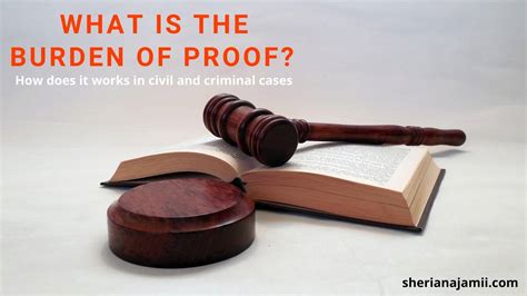 What Is The Burden Of Proof And How It Works