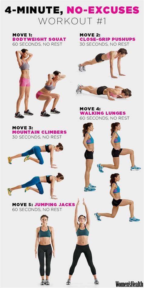 This Quick 4 Minute Workout Is So Fast There Should Be No Excuse