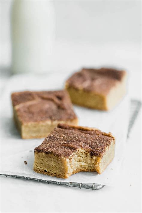 Snickerdoodle Blondies Recipe Snickerdoodle Blondies Snickerdoodles Baking