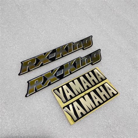 Stiker Simbol Emblem Tangki Box Aki Yamaha Rx King New 2000 2001 2002