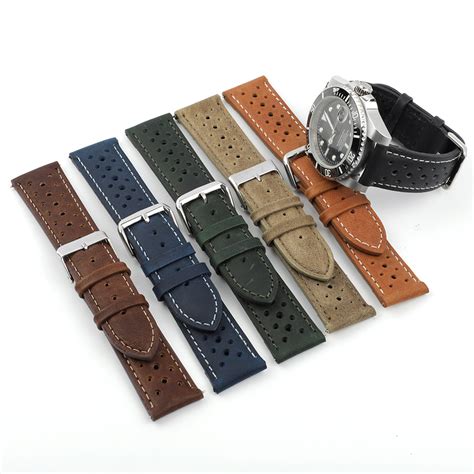 Genuine Leather Watch Band 18mm 20mm 22mm 24mm Watch Straps Etsy