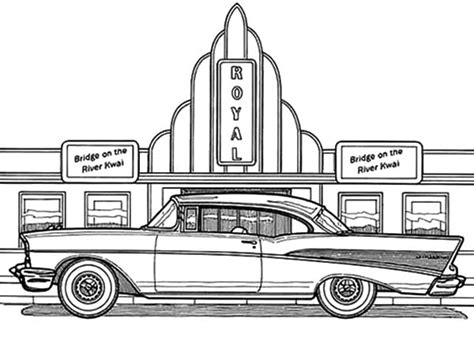 Antique Car Cadillac Coloring Pages Best Place To Color