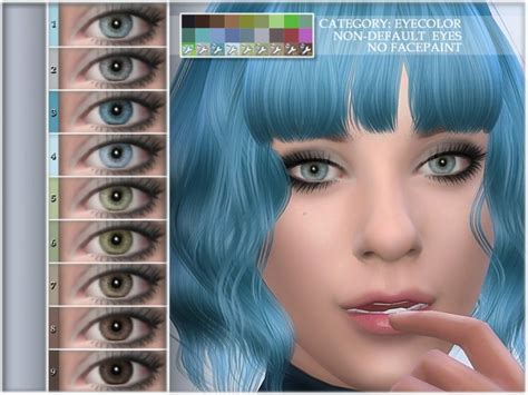 Natural Eye Colors 09 Non Default By Bakalia At Tsr Sims 4 Updates