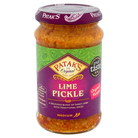 Pataks The Original Lime Pickle 283g Indian And Curry Sauces