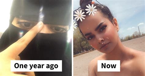 Saudi Girl Compares Pics With And Without A Niqab To Celebrate Being Free Bored Panda