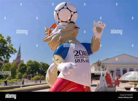 Official Mascot Of Fifa 2018 World Cup In Russia Zabivaka And Moscow