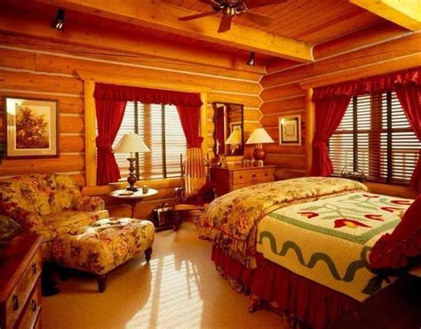 Very Country Cabin Homes Interior Log Home Bedroom Cabin Homes