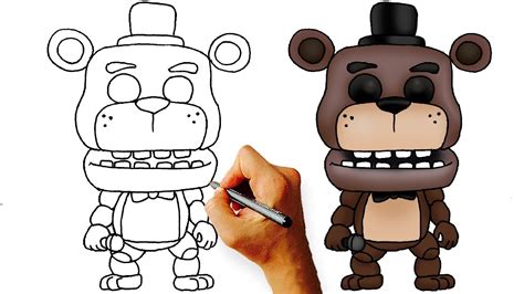 How To Draw Chibi Freddy Step By Step Art Lesson For Kids Youtube
