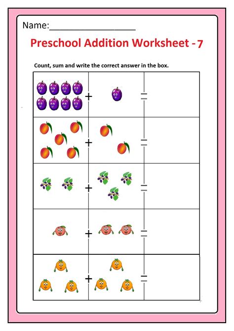 Kindergarten Basic Math Worksheets Download Them And Try To Solve