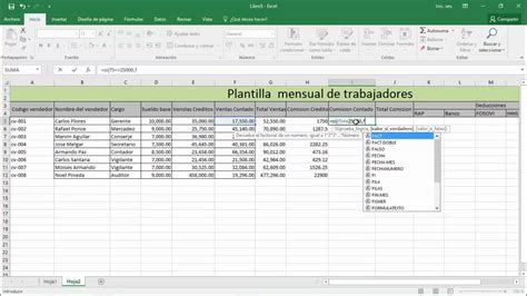 Planilla En Excel