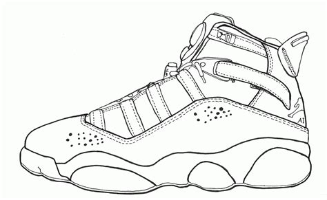 Draw Easy Jordan Shoes Clip Art Library