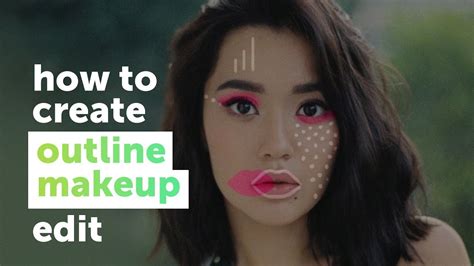How To Create Outline Makeup Picsart Tutorial