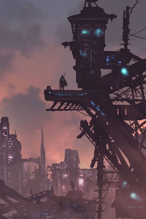 Anime Landscape Wallpaper Cyberpunk Thisxoler