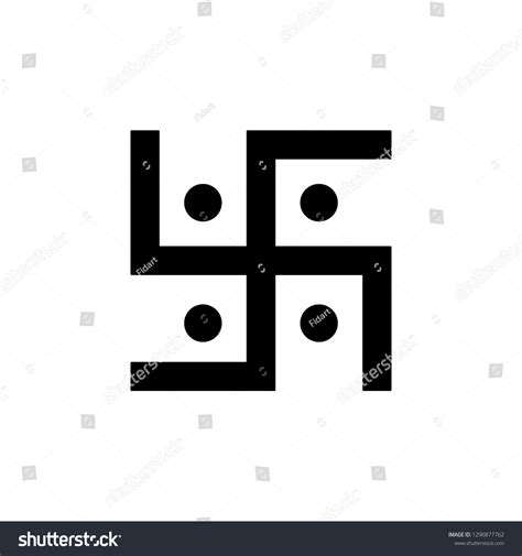 Jainism Icon Element Religion Symbol Illustration Stock Vector Royalty