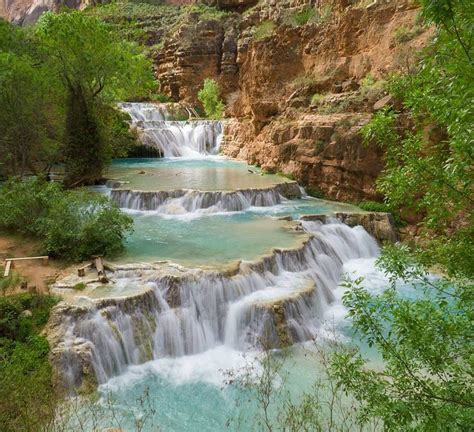 Beaver Falls Havasupai Az Gorgeous Scenery Havasu Falls