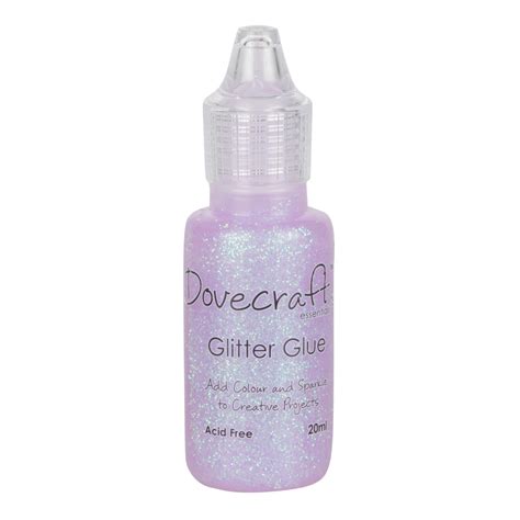 Dovecraft Pastel Glitter Glue Candyfloss Dcbs68 6 Hndmd