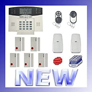 Which brand has the largest assortment of alarm systems at the home depot? Amazon.com : Wireless Home Security Alarm System w/ Auto-Dialer --- Digital Back-Lit LCD Display ...