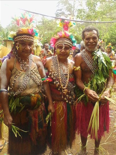 Traditional Attire Of Morobe Province Papua New Guinea Traditional