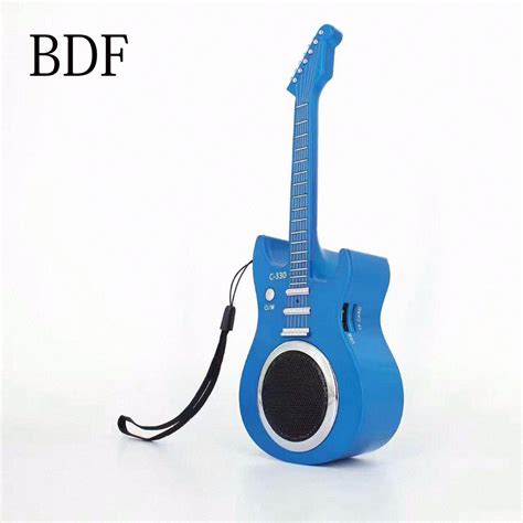 Bdf Mini Little Guitar Portable Mini Bluetooth Speaker 3w