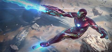 Artstation Avengers Infinity War Iron Man Mk50 On Titan Keyframe