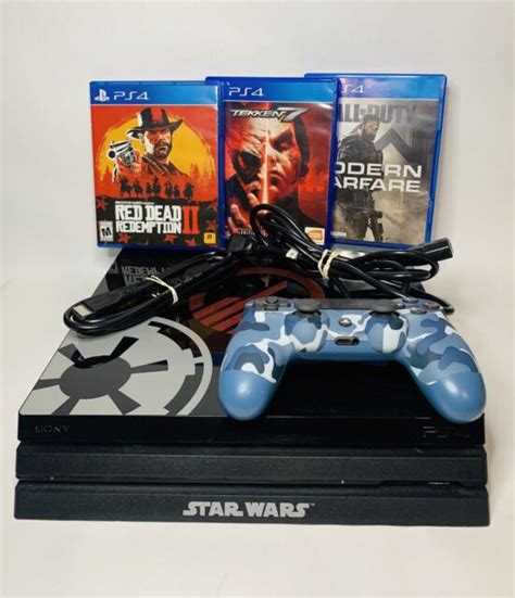 Sony Playstation 4 Pro Star Wars Battlefront Ii Limited Edition Bundle