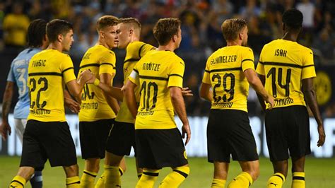 Bayern munich and borussia dortmund will not join the breakaway super league launched by 12 of europe's top clubs, according to a statement from the latter. International Champions Cup 2018: Mario Gotze scores as Borussia Dortmund beat Manchester City