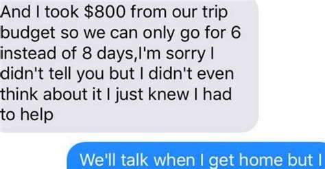 This Husband Spent 800 Saved For Vacation Without Asking His Wife Her