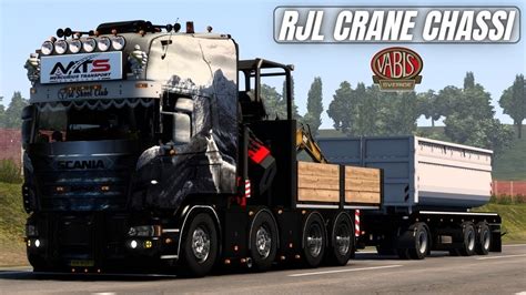 Ets2 147 Addon Scania Rjl Crane Chassi Trailer Zaslaw Pack