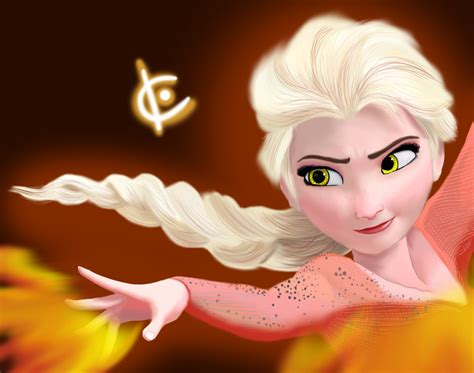 Fire Elsa By Praementi On DeviantArt