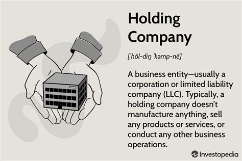 Holding Company What It Is Advantages And Disadvantages