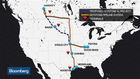 The proposed keystone xl pipe is a 1,200 mile extension of an already existing pipe network owned by the transcanada a map of the keystone xl pipeline and other parts of network. Can Some Nebraska Farmers Kill the Keystone XL Pipeline? - Bloomberg