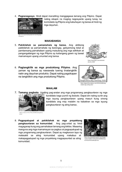 Ap Q Mod Pdf Araling Panlipunan Ikaapat Na Markahan Modyul Hot