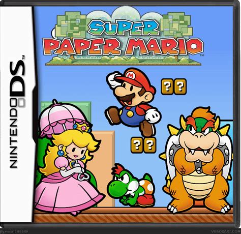 Super Paper Mario Nintendo Ds Box Art Cover By Mario13