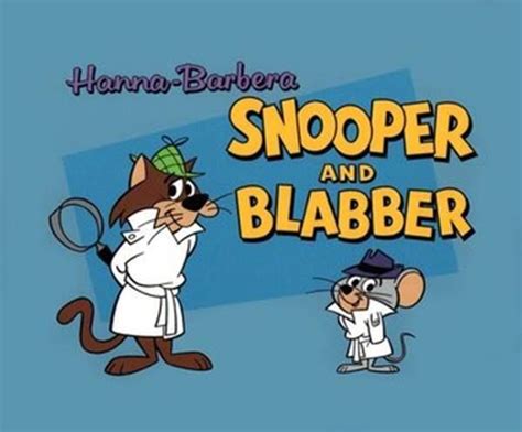 Snooper And Blabber Personagens Clássicos De Desenhos Animados
