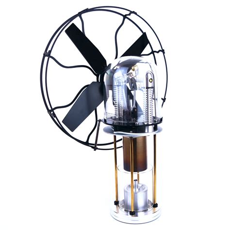 Vintage Style Fan With Alcohol Burner Windjammer Stirling Engine Fan