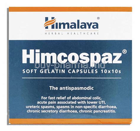 Buy Himalaya Himcospaz Antispasmodic Online Buy Pharma Md