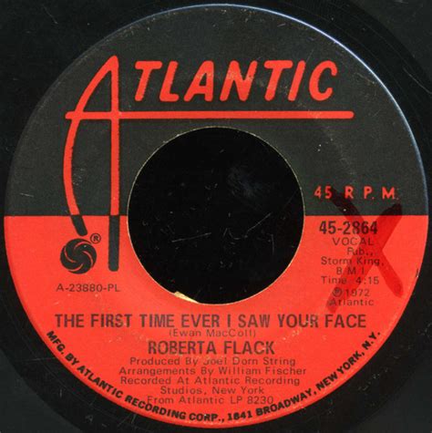 Album The First Time Ever I Saw Your Face De Roberta Flack Sur Cdandlp